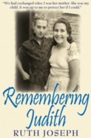 Cover of Remembering Judith