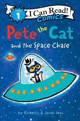 Book cover for Pete the Cat and the Space Chase
