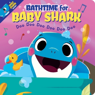 Book cover for Bathtime for Baby Shark