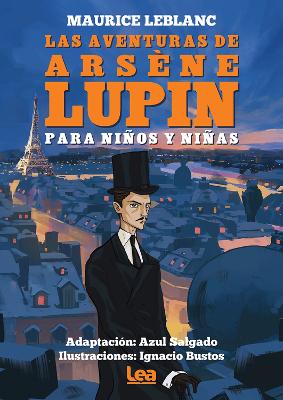 Book cover for Las aventuras de Arsn Lupin para nios y nias
