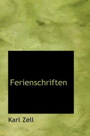 Cover of Ferienschriften