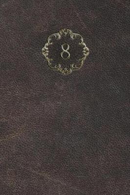 Cover of Monogram "8" Any Day Planner Notebook