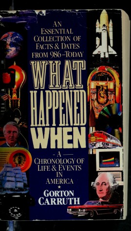 Book cover for What Happened When?