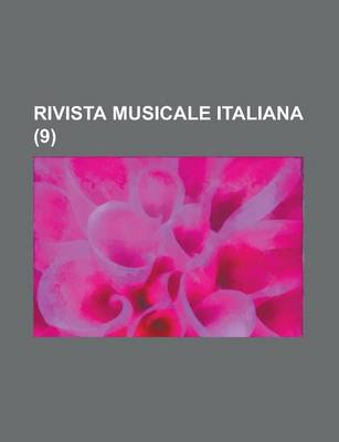 Book cover for Rivista Musicale Italiana (9 )