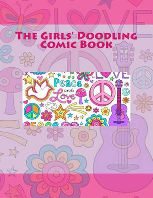 Book cover for The Girls' Doodling Comic Book