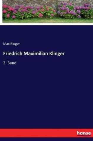 Cover of Friedrich Maximilian Klinger