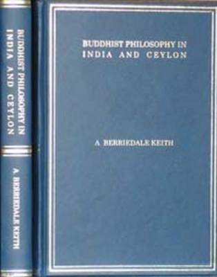 Book cover for Buddhist Philosophy in India and Ceylon