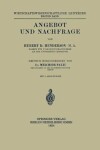 Book cover for Angebot und Nachfrage