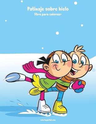 Cover of Patinaje sobre hielo libro para colorear 1