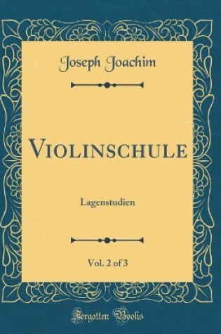 Cover of Violinschule, Vol. 2 of 3