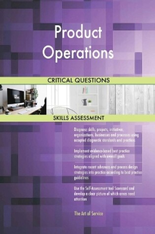 Cover of Product Operations Critical Questions Skills Assessment