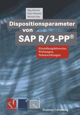 Cover of Dispositionsparameter Von SAP R/3-Pp(r)