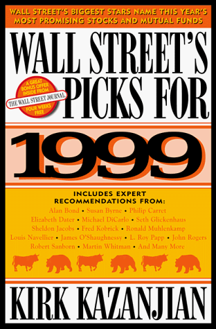 Book cover for Wall Street's Picks for 1999