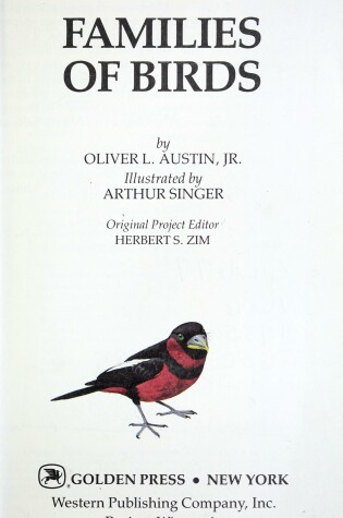 Cover of Families of Birds