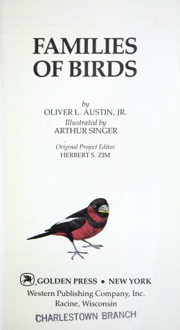 Cover of Families of Birds