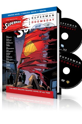 Cover of Death of Superman Book & DVD Set (Canadian Edition)
