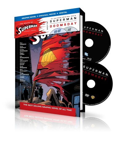 Book cover for Death of Superman Book & DVD Set (Canadian Edition)
