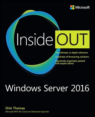 Book cover for Windows Server 2016 Inside Out