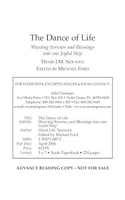 Book cover for The Dance of Life