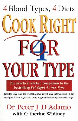 Book cover for Cook Right 4 Your Type