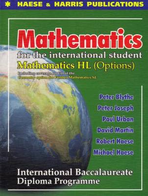 Book cover for Mathematics HL Options for International Baccalaureate