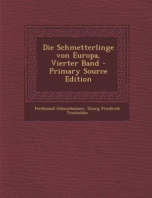 Book cover for Die Schmetterlinge Von Europa, Vierter Band