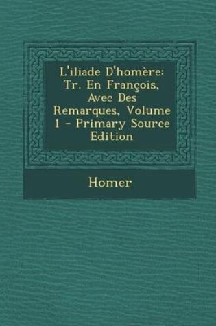 Cover of L'Iliade D'Homere