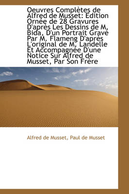 Book cover for Oeuvres Completes de Alfred de Musset