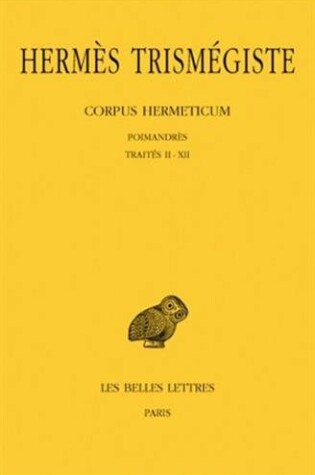 Cover of Hermes Trismegiste, Corpus Hermeticum