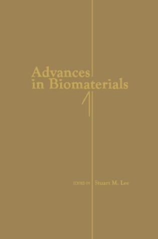 Cover of Advances in Biomaterials