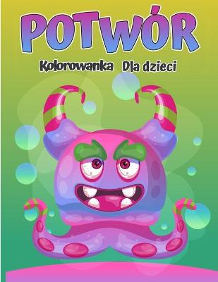 Book cover for Potwory kolorowanka dla dzieci