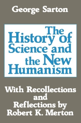 Cover of The History of Science and the New Humanism