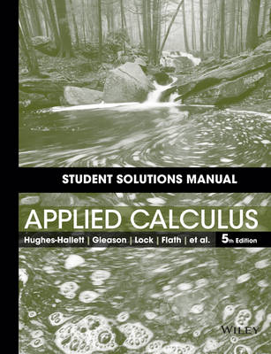 Book cover for Student Solutions Manual to accompany Applied Calculus