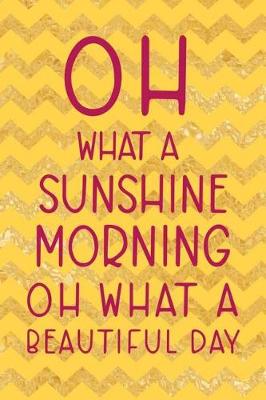 Book cover for Oh What A Sunshine Morning Oh What A Beautiful Day