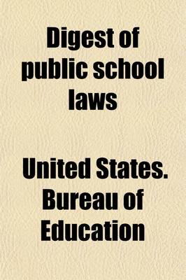 Book cover for Digest of Public School Laws