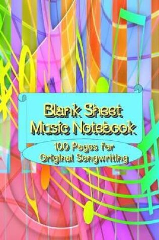 Cover of Blank Sheet Music Notebook