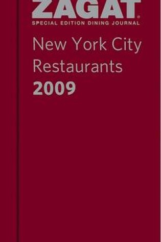 Cover of 2009 New York City Restaurants Dining Journal