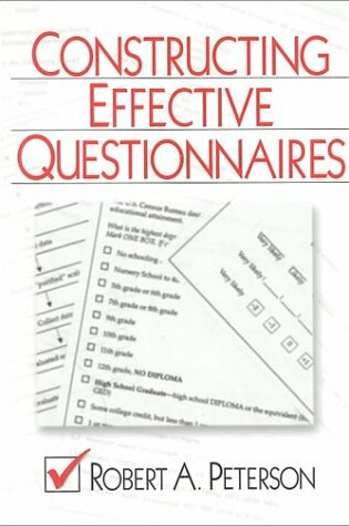 Cover of Constructing Effective Questionnaires