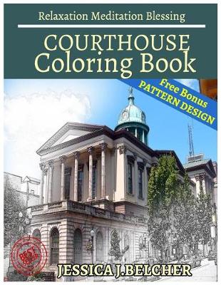 Book cover for Courthouse Coloring Book Relaxation Meditation Blessing