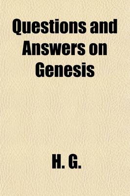 Book cover for Questions and Answers on Genesis