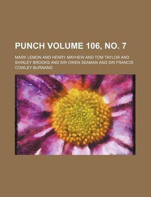 Book cover for Punch Volume 106, No. 7