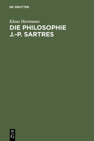 Cover of Die Philosophie J.-P. Sartres