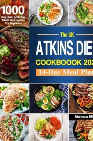 Cover of The UK Atkins Diet Cookbook 2021