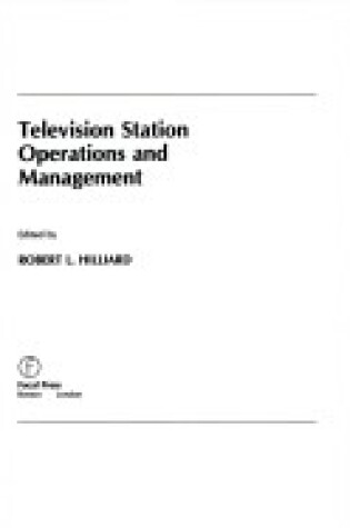 Cover of Television Station Operations and Management
