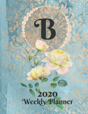 Book cover for Plan On It Large Print 2020 Weekly Calendar Planner 15 Months Notebook Includes Address Phone Number Pages - Monogram Letter B