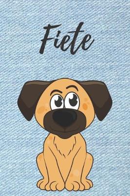 Book cover for Personalisiertes Notizbuch - Hunde Fiete