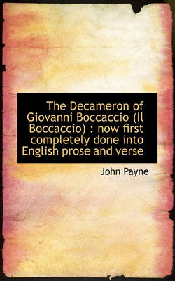 Book cover for The Decameron of Giovanni Boccaccio (Il Boccaccio)