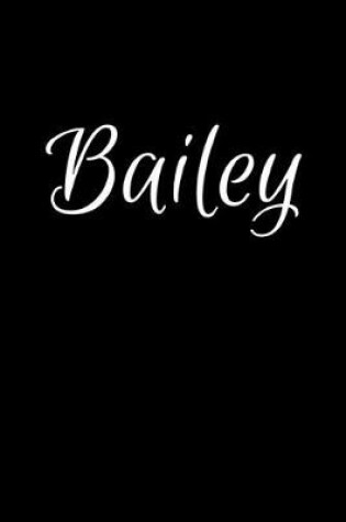 Cover of Bailey