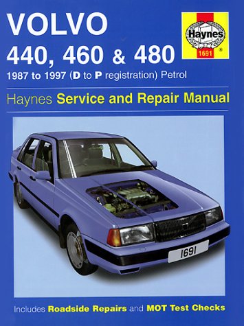 Book cover for Volvo 440, 460 and 480 (1987-97) Service and Repair Manual