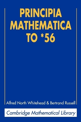 Book cover for Principia Mathematica to *56